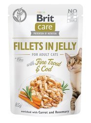 Brit Care Cat fine pstrąg i dorsz pouch 85g