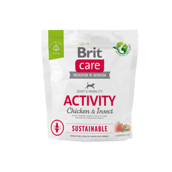 Brit Care Dog Sustainable Activity z kurczakiem i owadami 1kg