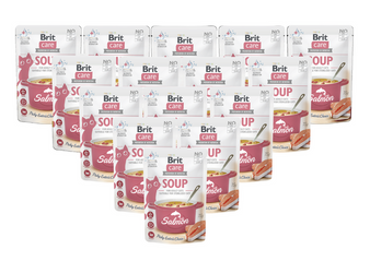 Brit Care Soup łosoś 15x75g