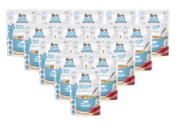 Brit Care Soup tuńczyk 15x75g