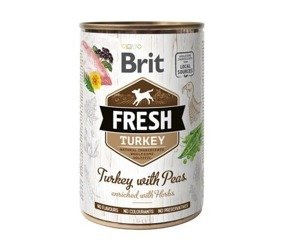 Brit Fresh indyk z groszkiem 400g