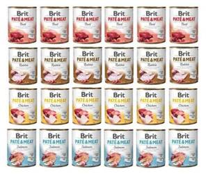 Brit Pate Meat Mix Smaków dla Psa 24x800g