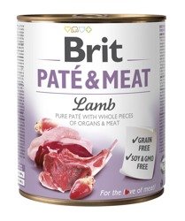 Brit Pate&Meat z jagnięciną 800g