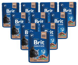 Brit Premium Sterilised wątróbka w sosie 24x100g
