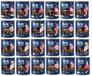 Brit Premium by Nature Mix Smaków 24x800g 