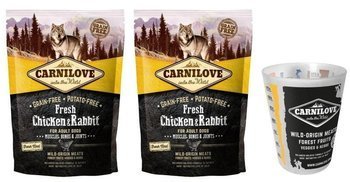 Carnilove Adult Fresh Chicken&Rabbit 2 x 1,5kg + Miarka