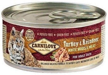 Carnilove Cat Adult indyk z reniferem 100g