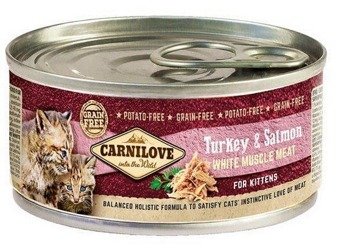 Carnilove Cat Kittens indyk z łososiem 100g