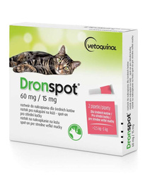 DRONSPOT Krople dla Kotów 2,5kg-5kg 2szt