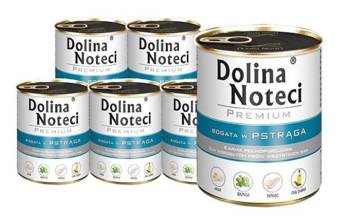 Dolina Noteci Premium Bogata w Pstrąga 6x800g