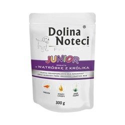 Dolina Noteci Premium Junior 300g Bogata w Wątróbkę z Królika