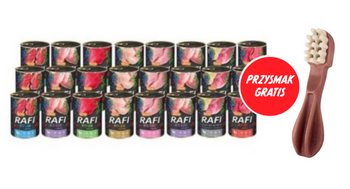 Dolina Noteci Rafi Mix Smaków 24x400g + GRATIS