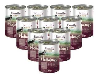 Family First Holidays z dziczyzną, gesią i jabłkiem 12x400g