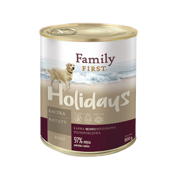 Family First Holidays z kaczką i batatami 800g