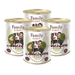 Family First z dziczyzną i batatami 800g 3+1 Gratis