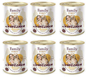 Family First z kurczakiem i burakami 6x800g