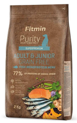 Fitmin Dog For Life purity adult&junior z rybą 2kg