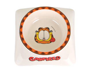 Garfield miska z melaminy dla kota 14,5x14,5cm