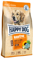 Happy Dog NaturCroq Adult z kaczką i ryżem 4kg