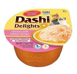 Inaba Cat Dashi Delights kurczak i łosoś 70g