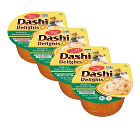 Inaba Cat Dashi Delights kurczak i wiórki ryby bonito 4x70g