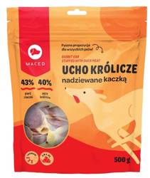 Maced uszy królicze z kaczką 500g