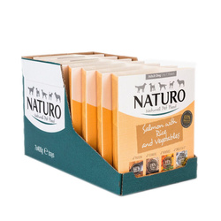 Naturo Adult Łosoś z ryżem i warzywami 7x400g