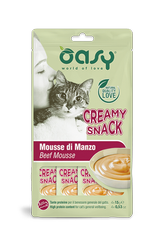 OASY Creamy Snacks Wołowina 4x15g