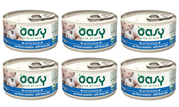 OASY Mousse Adult mus z ryb oceanicznych 6x85g