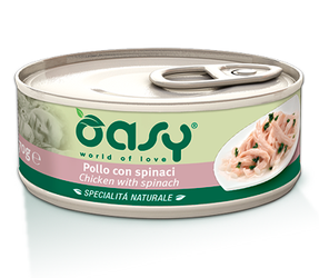 OASY Natural Adult Kurczak ze szpinakiem 150g