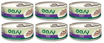 OASY Natural Adult Sardynki 6x70g