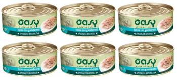 OASY Natural Adult Tuńczyk z krewetkami 6x70g