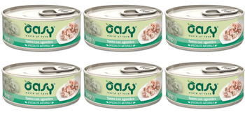 OASY Natural Adult Tuńczyk z makrelą 6x70g