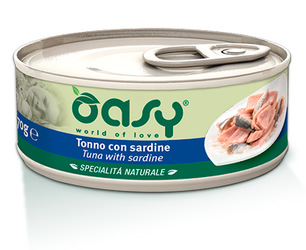 OASY Natural Adult Tuńczyk z sardynkami 150g