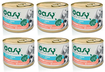 OASY Oneprotein Puppy Mini Łosoś 6x200g