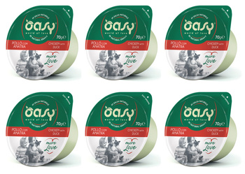 Oasy More Love Kurczak z kaczką 6x70g