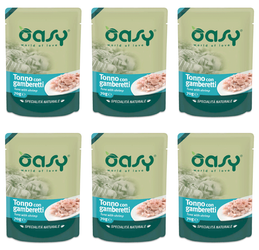 Oasy Natural Tuńczyk z krewetkami 6x70g