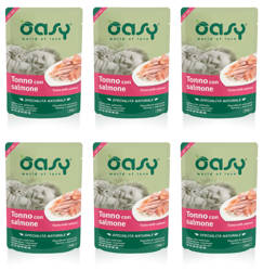 Oasy Natural Tuńczyk z łososiem 6x70g