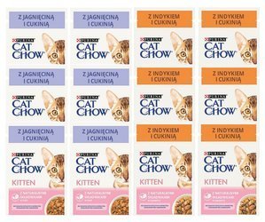 Purina Cat Chow KiTTEN  Mix Smaków dla kociąt 12x85g