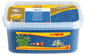 Sera Żwirek do akwarium Gravel Blue 2 - 3 mm 3 l niebieski