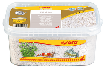 Sera Żwirek do akwarium Gravel White 1 - 3 mm 3 l biały