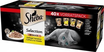 Sheba Selection Sos Drobiowe Smaki 40*85g