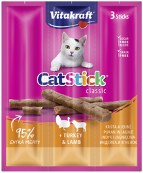 Vitakraft Cat Stick Mini Indyk i Jagnięcina 3x6g