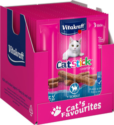 Vitakraft Cat Stick Mini flądra z omega-3 20x18g