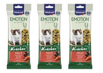 Vitakraft Emotion Kracker Fruit dla szczura 6szt.