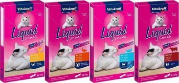 Vitakraft Liquid Snack Mix Smaków dla kota 24x15g