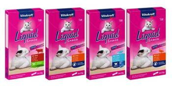 Vitakraft Liquid Snack Mix Smaków dla kota 24x15g