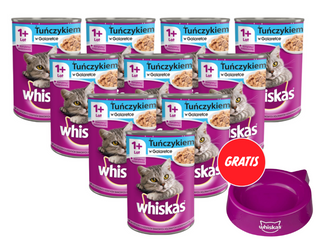 Whiskas Adult tuńczyk w galaretce 24x400g