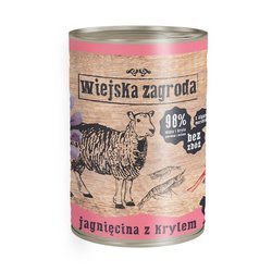 Wiejska zagroda jagnięcina z krylem dla kota 400g