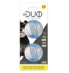 Zeus Duo Ball piszczące świecące 5cm 2szt.